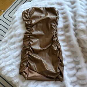 *Brand New* Beginning Boutique Leather Dress